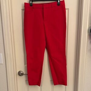 Banana Republic Sloan Red Pants